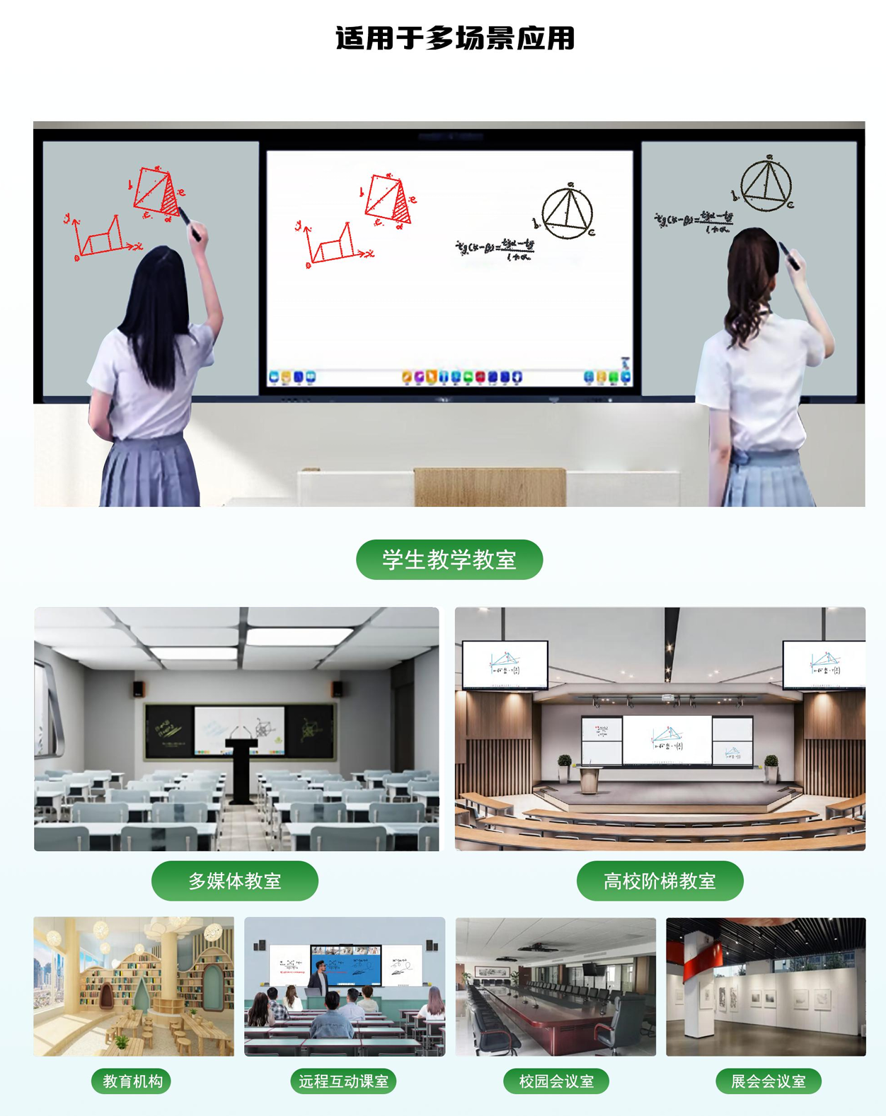 科科好护眼无尘课堂 - 中学应用场景